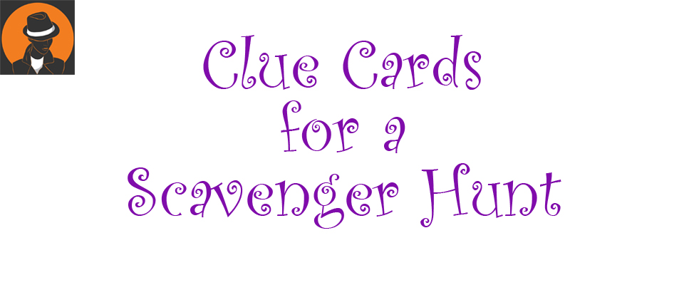 Clue Cards for Scavenger Hunt for Mom
