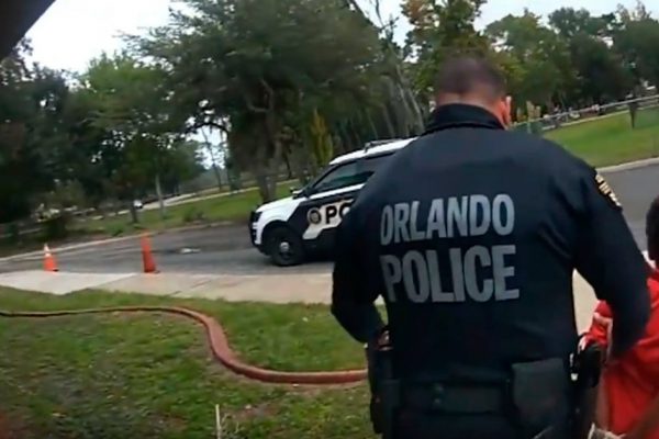 Image taken from Orlando Police Department body camera video footage