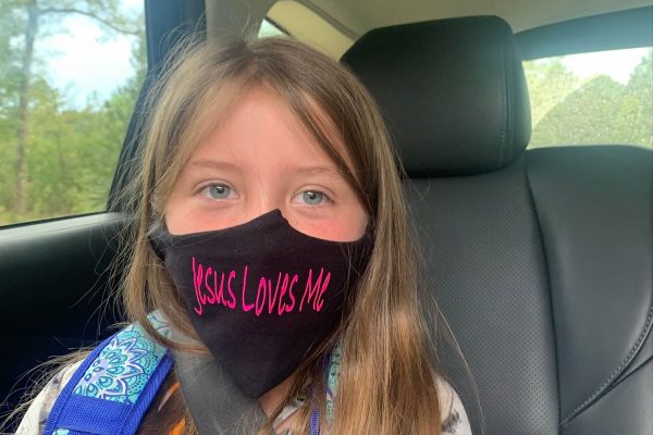 School Forces 3rd Grader To Remove Her “Offensive” Jesus Loves Me Face Mask